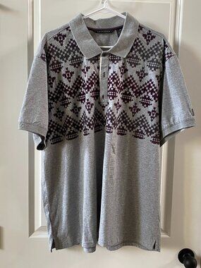 Sean John Gray Polo Shirt Size 3XL NWOT